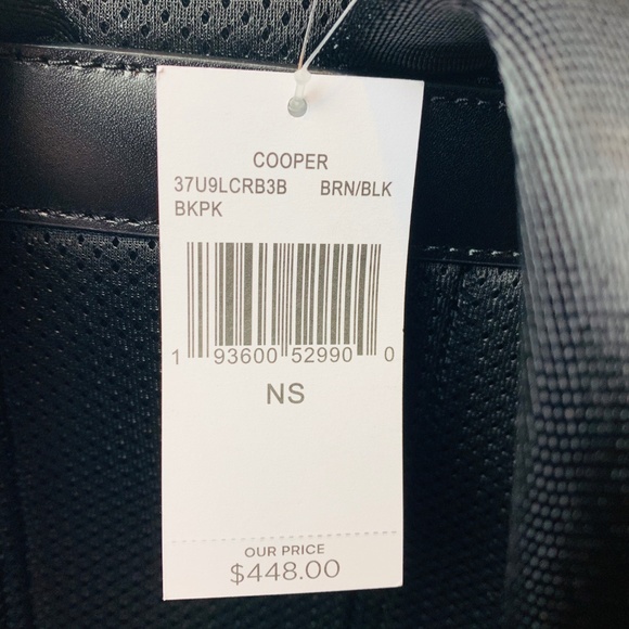MK Cooper Black Backpack